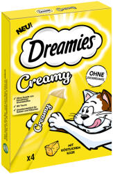 Dreamies 4x10g Dreamies Creamy Snacks sajt jutalomfalat macskáknak