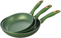 Zass Gourmet Tigai si seturi Set tigai antiaderente din aluminiu turnat sub presiune Zass Gourmet ZG-ZCS 06, Verde (ZG-ACS 06 Verde)