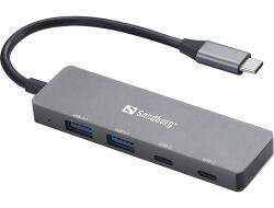 Sandberg Hub és elosztó, USB-C to 2xUSB-A + 2xUSB-C Hub