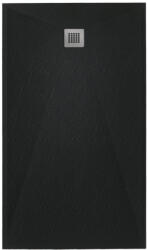 West Zuhanytálca, West Zara 90x180 cm, black - mozaikkeramia