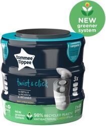 Tommee Tippee Twist & Click utántöltő kazetta, 3 db