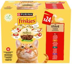 Friskies állateledel macskáknak csirkável, marhával, báránnyal és kacsával 24x85 g - 2040 g