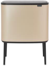 Brabantia Bo Touch Bin Nyomófedeles Hulladékgyűjtő - 36 L, R Méret, Acél, Aranyfényű