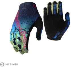 Troy Lee Designs Air gyerek kesztyű, csöpögtetős sárga/sötétkék (XL)