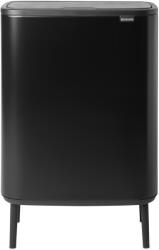 Brabantia Bo Touch Bin Hi Hulladékgyűjtő - XXL, 60 L, M Méret, Acél, Matt Fekete