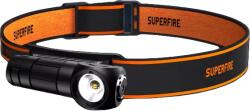 SUPERFIRE Lanternă frontală reîncărcabilă Supfire TH03 LED - 5W, 460 lm, USB-C, baterie Li-ion