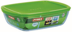 Pyrex Cook&Store Sütőtál Műanyag Tetővel - 28X20 cm, 2.5 L