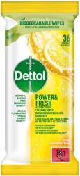 DETTOL antibakteriális felülettisztító, citrom illatú, 36 darab