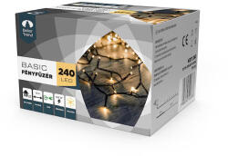 DekorTrend Basic LED Fényfüzér - 240 db meleg Fehér LED-del