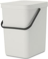 Brabantia Sort & Go Konyhai Szemetes - 25 L, J Méret, Világos Szürke