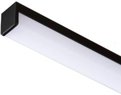 Rendl light studio LED PROFILE H Felületre Szerelhető 1 m Fekete Matt Akrilát/Alumínium