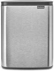 Brabantia Bo Waste Bin Hulladékgyűjtő - 12 L, C Méret, Rozsdamentes Acél, Ujjlenyomatmentes, Selyem