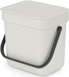 Brabantia Sort & Go Konyhai Szemetes - 3 L, A Méret, Világos Szürke