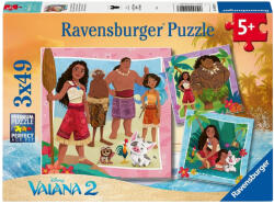 Ravensburger Disney Vaiana 2 3x49pcs (12004102)