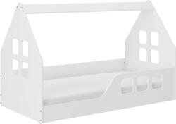 Wooden Toys Montessori Házikó Gyerekágy - 160x80 cm, Ajándék Matraccal, Jobbos