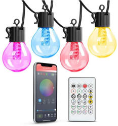 Garden of Eden Smart Fényfüzér 25 db RGB LED 7, 5 m Bluetooth 100-240 V 7 W