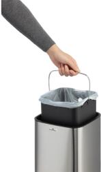 DURABLE Szemeteskosár - 6 L, Szenzoros, Érintésmentes, No Touch, Ezüst (342023)