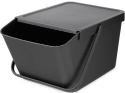 Brabantia Sort & Go Stackable Waste Bin Halmozható Hulladékgyűjtő - 20L, Sötét Szürke