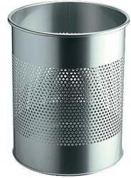DURABLE 331023 Fém Papírkosár - 15 L, Ezüst (331023)