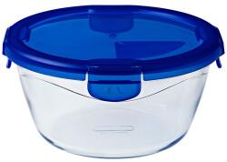 Pyrex Cook&Go hőálló üvegtál műanyag tetővel 20 cm 1.6 l