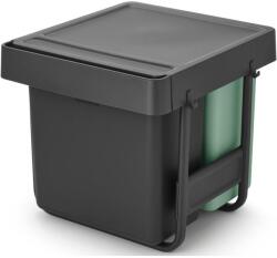Brabanita Brabantia Sort & Go Beépített Szemetes - 10+10+20L, X+J Méret, Műanyag, Sötét Szürke