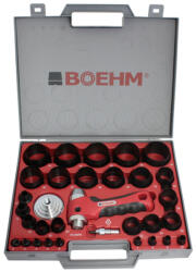 BOEHM JLB250PA Tömítéskivágó Készlet - 29+3 Részes, 2-50 mm