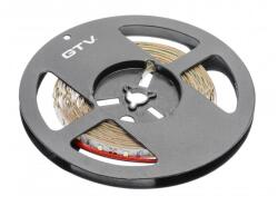 GTV LED Szalag - 6 W/FM, 33 W/5FM, 8 mm, 5 FM/Tekercs, 12 V, IP20, 750 Lumen, Semleges Fehér - fizz - 5 367 Ft