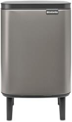 Brabantia Bo Waste Bin Hi Hulladékgyűjtő - 7 L, B Méret, Acél, Platinaszürke