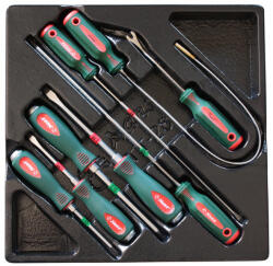 Hans Tools Csavarhúzó Készlet - 8 Részes, CrV, TT-28U Fiókmodul