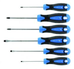 Högert Technik Csavarhúzó Szett - 6 db, Crv, SL3, SL5, SL6, PH0, PH1, PH2
