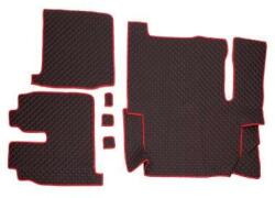 Umbrella teherautószőnyeg készlet, ökológiai bőr, Man Tgx Euro 6, fekete, 3 db