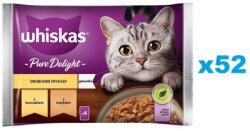 Whiskas Adult tasak 52x85g Baromfi fánkokat nedves eledel felnőtt macskáknak zselében: csirke, pulyka
