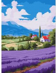 Ideyka Ideyka: Festés számok szerint, Levendula mező - 30 x 40 cm (KHO6346) - jatekbolt