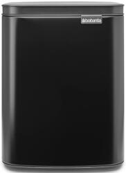 Brabantia Bo Waste Bin Hulladékgyűjtő - Fali/Álló, 7 L, B Méret, Acél, Matt Fekete