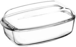 Pyrex Essentials szögletes hőálló edény fedővel 4.6 l
