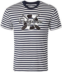 Progress Navigator férfi póló S / kék/fehér