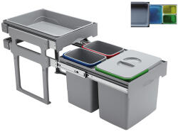 EKOTECH TANK 40 Beépíthető Hulladékgyűjtő - 1x16 liter+2x8 liter