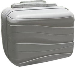 Leziter TraveLux Voyager kisméretű kézi bőrönd keményfedeles 26x31x14 cm szürke (PP200-GR-14) - homelux