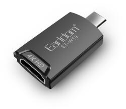 Earldom Преходник Earldom ET-W19 HDMI (F) към Type-C, HD 4K, Сив - 40376 (40376)