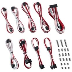 CableMod Set cabluri modulare CableMod Classic ModMesh RT-Series Asus ROG Thor / Seasonic - White/Red, CM-RTS-CKIT-NKWR-R