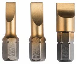 Bosch 3 részes csavarbit készlet Max Grip (S) S 0, 6x4, 5; S 0, 8x5, 5; S 1, 2x8, 0; 25 mm (2607001751)