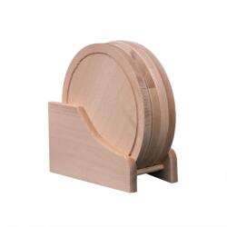 Z-tools Tocator Rotund cu Suport, Bej, 4 Bucati (ZLN-EXT10147) Tocator