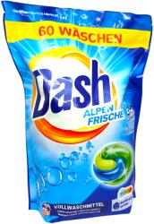 Dash капсули за пране, Alpine fresh, Бяло пране, 60 броя