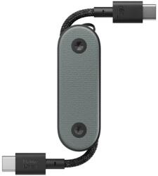 Native Union Cablu pentru incarcare si transfer de date Native Union Pocket, 2x USB-C, 60W, 17cm, Verde (POCK-C-GRN-NP)