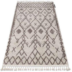 Berber Szőnyeg BERBER TANGER B5940 bézs / barna Rojt shaggy 140x190 cm (GR2845)