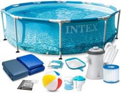 Intex 305x76cm Fémvázas medence szett, kiegészítőkkel (28208)