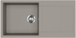 Evido CUBO XL 6 S gránit mosogató, 1000 x 500 mm, platina (442059) - watermarkt