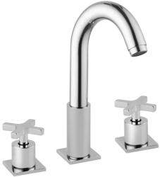 SAPHO TRAX mosdócsaptelep, 3 részes, leeresztő nélkül, króm (602/S) (602/S)