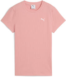 PUMA Női Gyaloglás Rövid Ujjú Geripptes Ess Elevated PUMA Pink Fruit L rózsaszín
