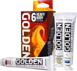 Golden Artist Colors Heavy Body Intro Комплект акрилни бои 6 x 22 ml (0000075-0)